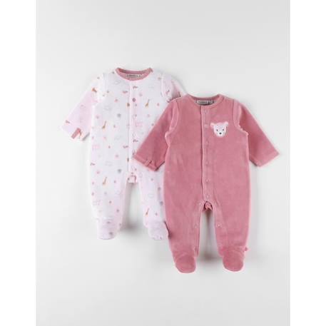 Bébé-Salopette, combinaison-Set de 2 pyjamas dors-bien