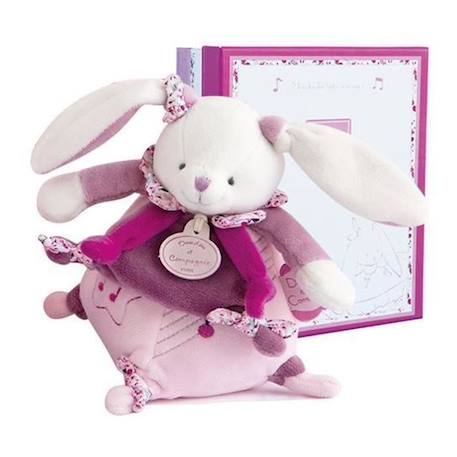 Boîte à musique Cerise Le Lapin - DOUDOU ET COMPAGNIE - Rose - Bébé - 0 mois - Naissance - Fille ROSE 1 - vertbaudet enfant 