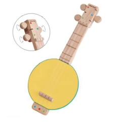 Jouet-Activités artistiques et musicales-Instruments de musique-PLAN TOYS Jeu en bois Banjolélé