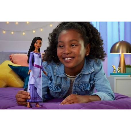 Poupée Asha - Mattel - HPX23 - Poupée mannequin Disney VIOLET 4 - vertbaudet enfant 