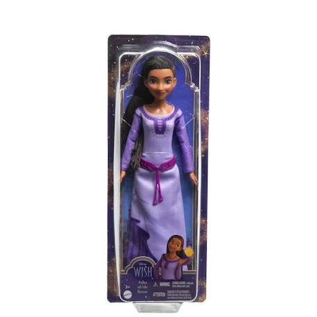 Poupée Asha - Mattel - HPX23 - Poupée mannequin Disney VIOLET 1 - vertbaudet enfant 
