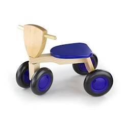 Tricycle en bois de hêtre NEW CLASSIC TOYS - Road Star - Bleu  - vertbaudet enfant