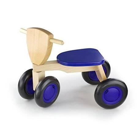 Tricycle en bois de hêtre NEW CLASSIC TOYS - Road Star - Bleu BEIGE 1 - vertbaudet enfant 