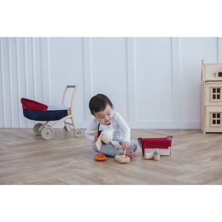 Plan Toys - Set pour nourrir sa poupée - ASA TOYS BEIGE 3 - vertbaudet enfant 