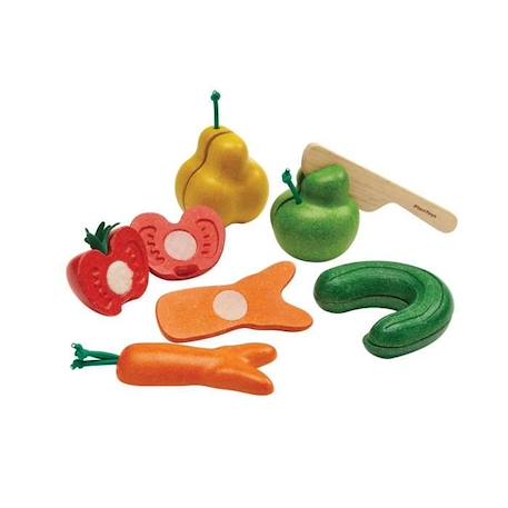 PLAN TOYS Fruits et Légumes Moches VERT 1 - vertbaudet enfant 