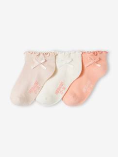 -Lot de 3 paires de soquettes fille