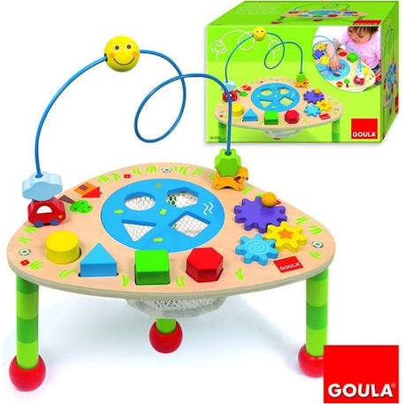 Table d'éveil et d'activité Goula - Modèle 55231 - Multicolore - Mixte - A partir de 1 an VERT 1 - vertbaudet enfant 