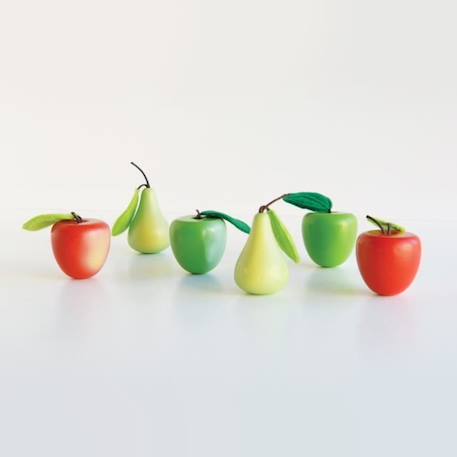 Cagette pommes et poires - Le Toy Van - Jouet en bois VERT 4 - vertbaudet enfant 