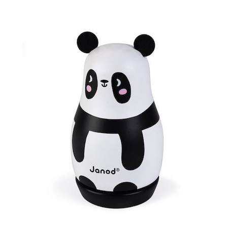 Boite à musique en bois - JANOD - Panda - Pop! Goes the wheasel - Blanc - Mixte - 12 mois BLANC 2 - vertbaudet enfant 