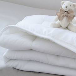 Linge de maison et décoration-Linge de lit bébé-Couverture, édredon-Couette pour bébé - DOMIVA - Blanc - 70 x 120 cm - Enfant - Mixte - Uni