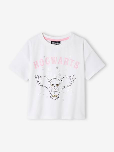 Pyjashort bicolore fille Harry Potter® blanc/rose 2 - vertbaudet enfant 