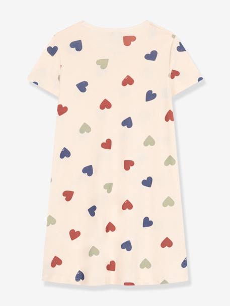 Chemise de nuit fille PETIT BATEAU beige imprimé 2 - vertbaudet enfant 