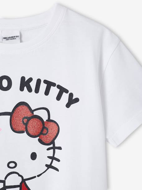 Tee-shirt fille Hello Kitty® blanc 3 - vertbaudet enfant 