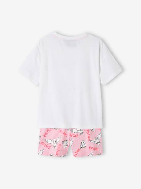 Pyjashort bicolore fille Harry Potter® blanc/rose 4 - vertbaudet enfant 