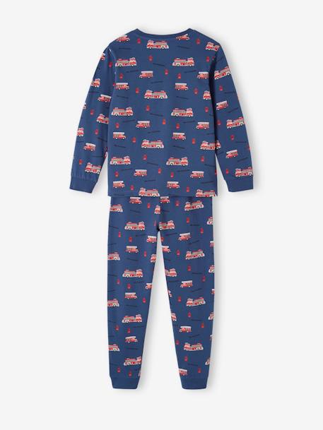 Lot pyjama + pyjashort pompiers garçon bleu océan 9 - vertbaudet enfant 
