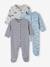 Lot de 3 dors-bien en interlock bébé ouverture naissance bleu nuit 1 - vertbaudet enfant 