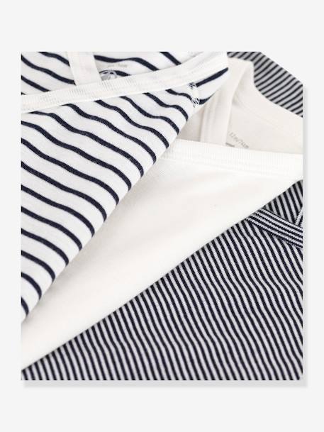 Lot 3 bodies marine 3 - vertbaudet enfant 