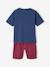 Lot pyjama + pyjashort garçon pompiers bleu océan 8 - vertbaudet enfant 