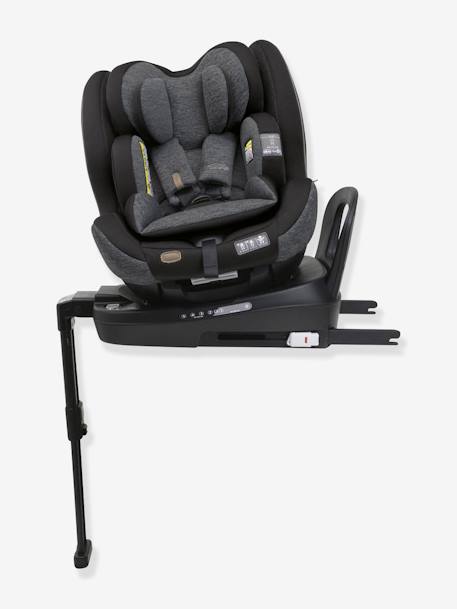Siège-auto rotatif CHICCO Seat3Fit i-Size Air Melange 40 à 125 cm, équivalence groupe 0+/1/2 Black+Graphite 4 - vertbaudet enfant 