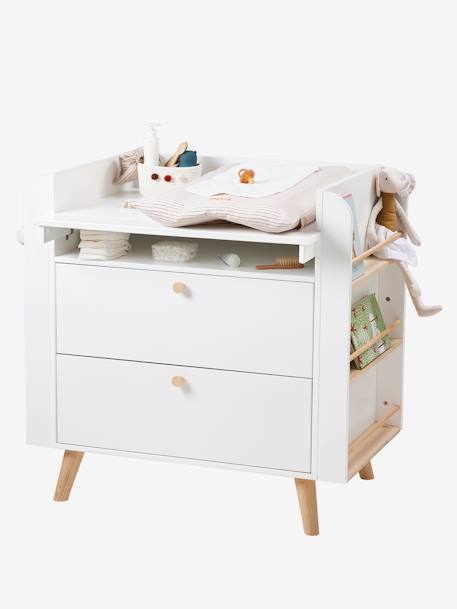 Commode à langer CONFETTI blanc 2 - vertbaudet enfant 