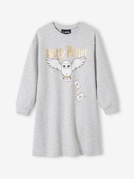 Robe sweat Harry Potter® gris chiné 1 - vertbaudet enfant 