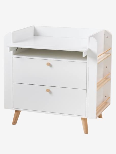 Commode à langer CONFETTI blanc 4 - vertbaudet enfant 