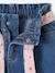 Bermuda en jean style paperbag fille stone 5 - vertbaudet enfant 