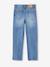 Jean fille droit MorphologiK tour de hanches Fin bleu foncé+denim bleached+stone 12 - vertbaudet enfant 