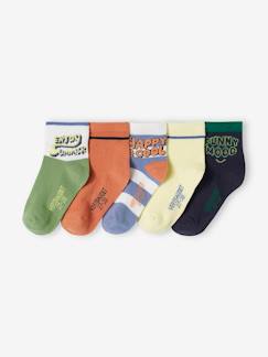 -Lot de 5 paires de chaussettes garçon