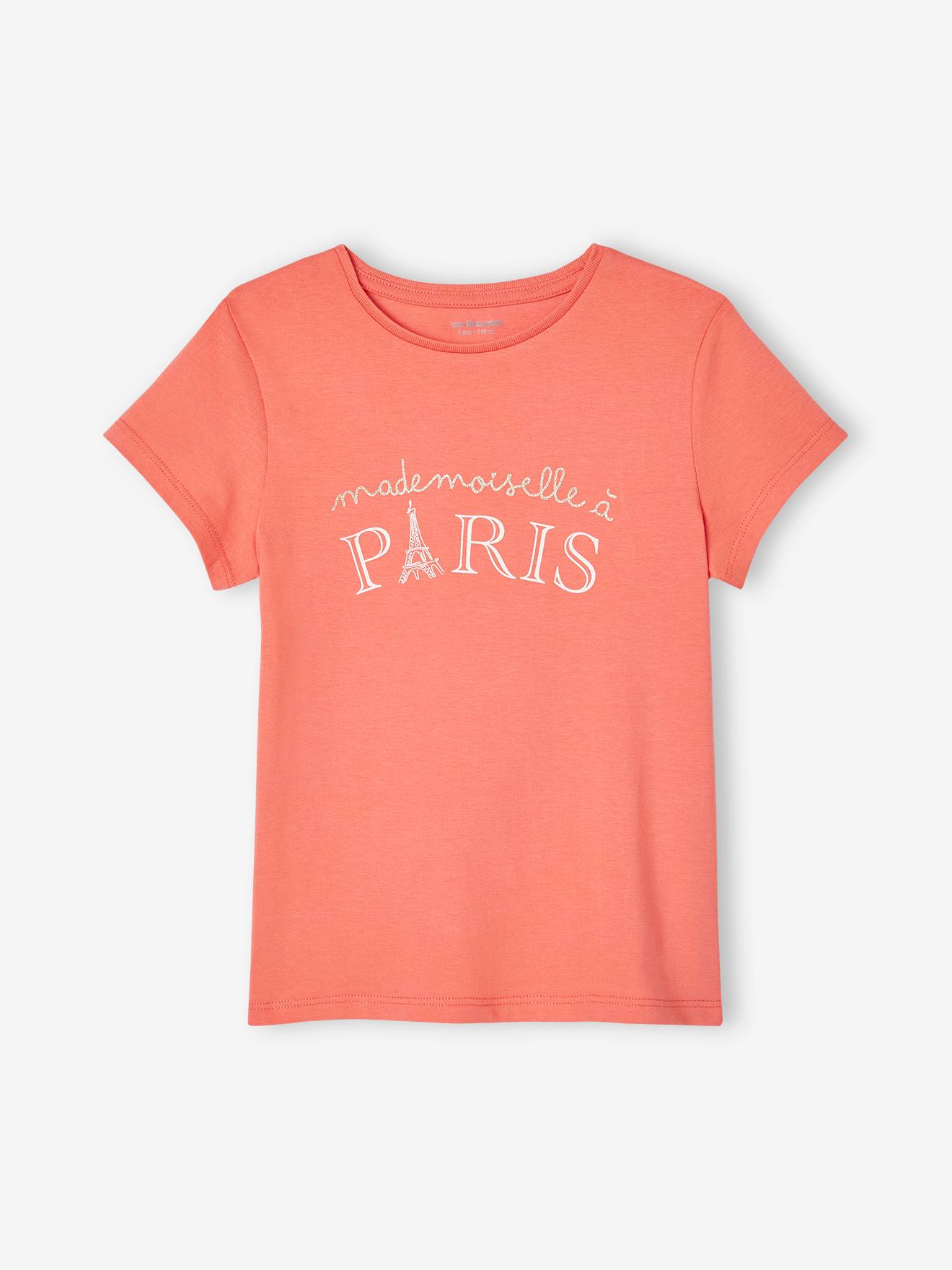 T-shirt Fille Manches Longues Fantaisie - Motifs Romantiques, Détails Brillants, 100% Coton - 7