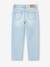 Jean fille droit MorphologiK tour de hanches large bleu foncé+denim bleached+stone 6 - vertbaudet enfant 