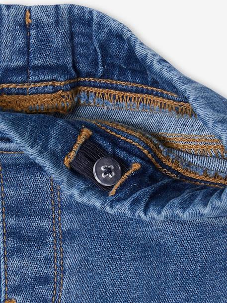 Jean fille tregging Basics bleu jean+stone 3 - vertbaudet enfant 