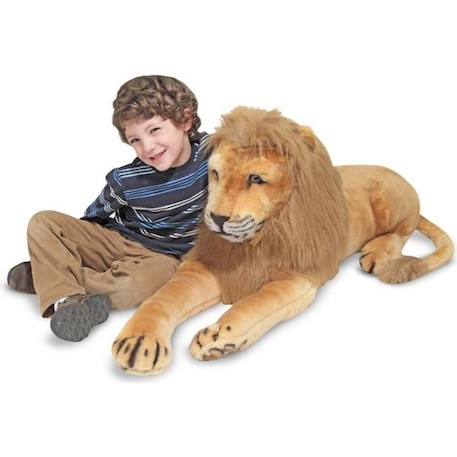 Grande Peluche - Lion - MELISSA & DOUG - Magnifiquement détaillé et réaliste MARRON 1 - vertbaudet enfant 