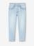 Jean fille droit MorphologiK tour de hanches large bleu foncé+denim bleached+stone 5 - vertbaudet enfant 