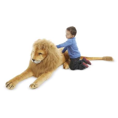 Grande Peluche - Lion - MELISSA & DOUG - Magnifiquement détaillé et réaliste MARRON 4 - vertbaudet enfant 