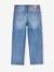 Jean fille droit MorphologiK tour de hanches large bleu foncé+denim bleached+stone 11 - vertbaudet enfant 