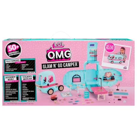 L.O.L. Surprise OMG Glamper (Bleu) - Camping Car poupées -  L 90 x H 60cm BLANC 6 - vertbaudet enfant 