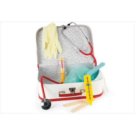 Jouet valise de docteur avec accessoires - EGMONT TOYS - Mixte - Gris - 25x18x8cm GRIS 1 - vertbaudet enfant 