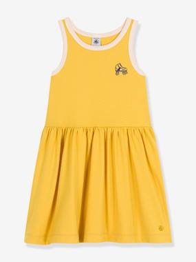Robe Sans Manches Pour Bébé Fille 6-12 Mois - Youngland, Bordure Rose, Occasion Très Bon état