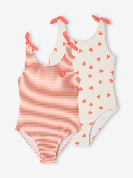 Vertbaudet Ensemble de bain maillot 1 pièce bonnet fille