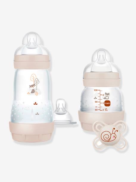 Starter kit naissance 2 biberons + sucette sable 1 - vertbaudet enfant 