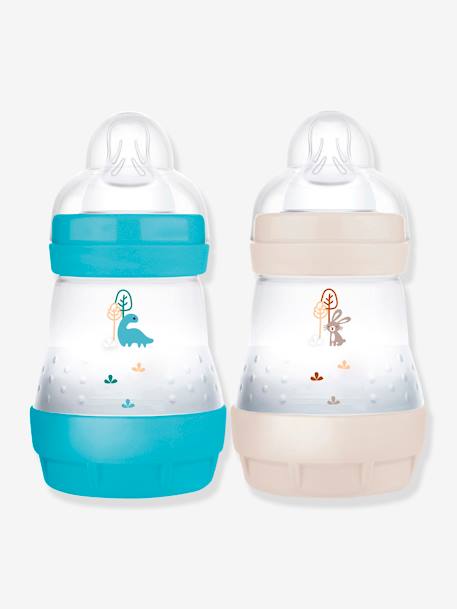 Lot de 2 biberons 160 ml Easy Start anti-colique Nature Guardian Lilas + sable+Océan + sable 2 - vertbaudet enfant 