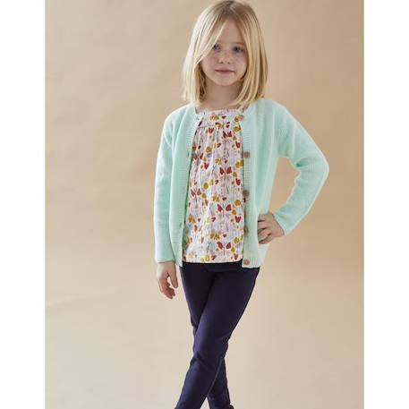 Cardigan en tricot côtelé BLEU 2 - vertbaudet enfant 