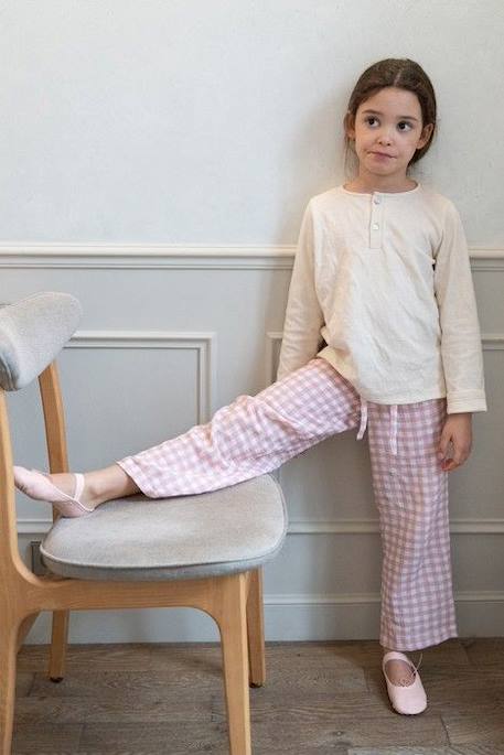Pyjama enfant Quattro ROSE 1 - vertbaudet enfant 