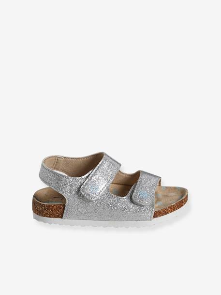 Sandales fille Disney La Reine des Neiges GRIS CLAIR METALLISE 2 - vertbaudet enfant 