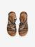 Sandales brides croisées cuir collection maternelle lot noir 4 - vertbaudet enfant 