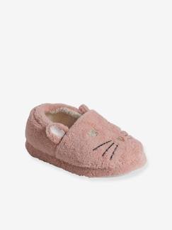 Chaussures-Chaussons esprit peluche enfant chat