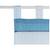 Rideau voilage 105x80 cm en coton bleu BLEU 3 - vertbaudet enfant 