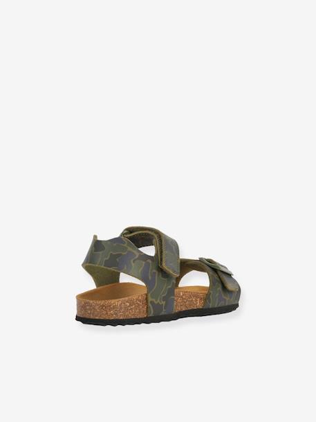 Sandales enfant JO28LB Ghita Boy kaki 3 - vertbaudet enfant 