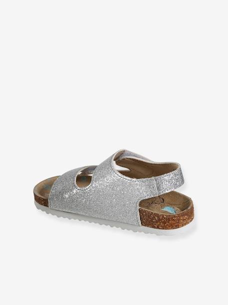 Sandales fille Disney La Reine des Neiges GRIS CLAIR METALLISE 3 - vertbaudet enfant 